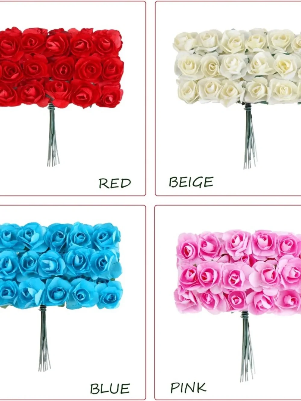 2.5” x 3.5” mini rosebud frame…you pick colors